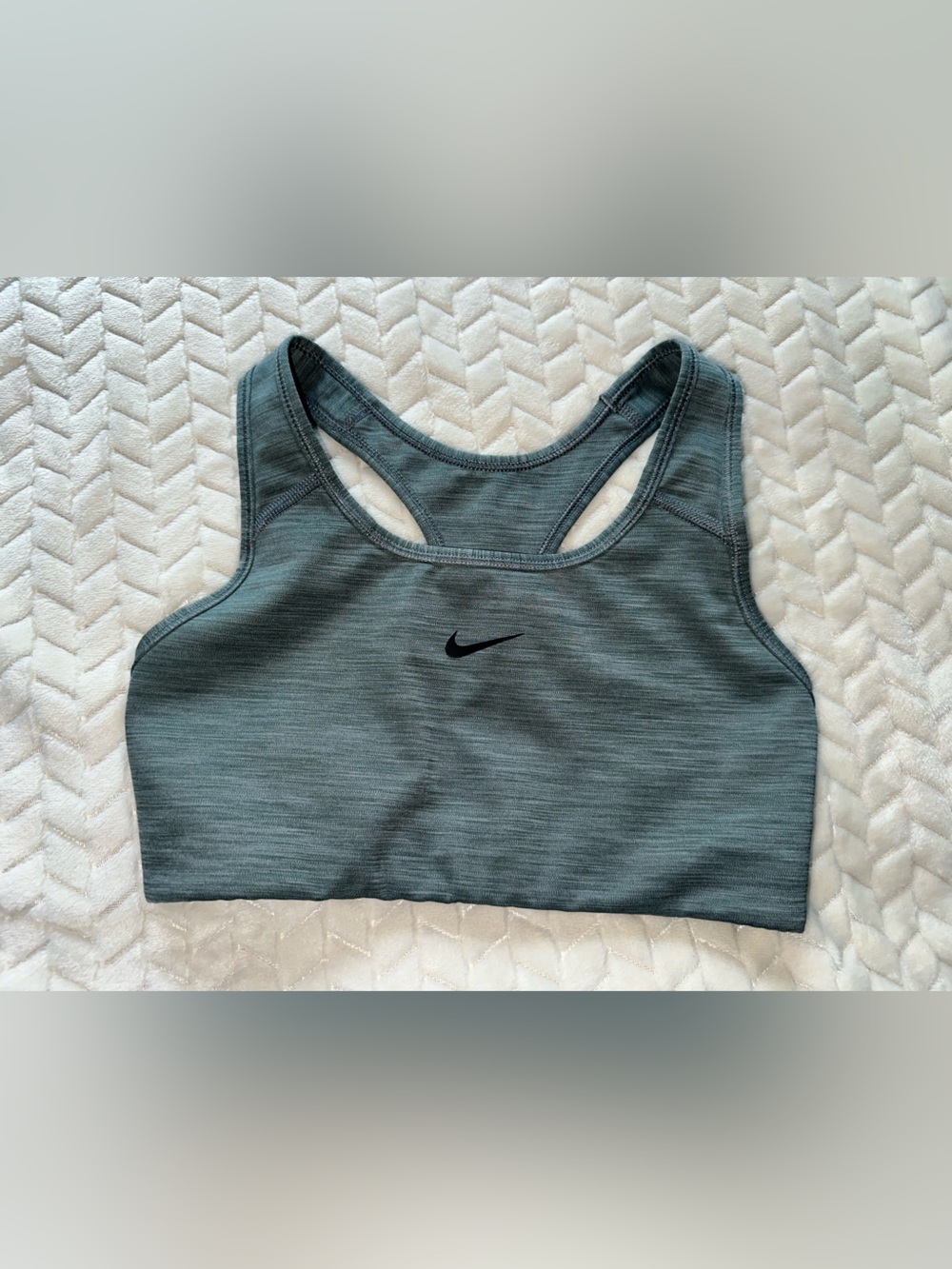 Nike Dri Fit Sports Bra greenish Grey Size Small